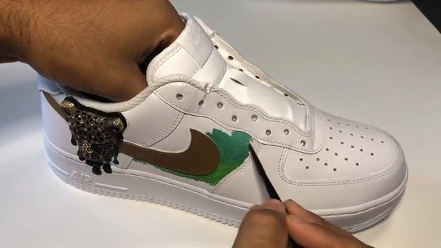 Custom AIR FORCE 1!! 👟🎨 *Leopard jewelry* 🤭 смотреть онлайн