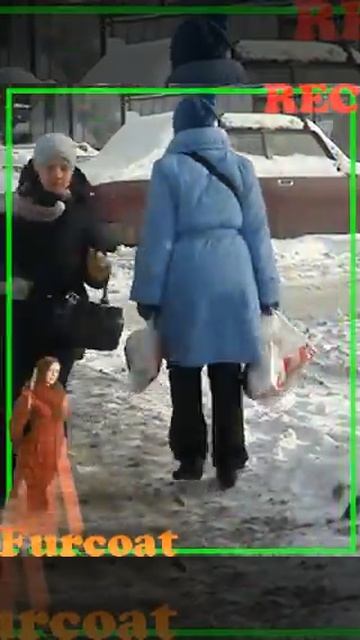 Синее полупальто на поясе смотреть онлайн