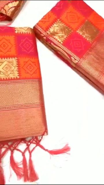 BEAUTIFUL RICH PALLU & JACQUARD WORK ON ALL OVER THE SAREE WITH BEAUTIFUL ZAHLAR смотреть онлайн