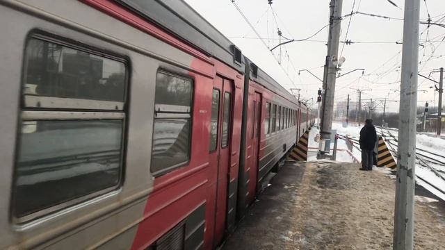Электропоезд ЭД4М-0137 станция Сергиев Посад