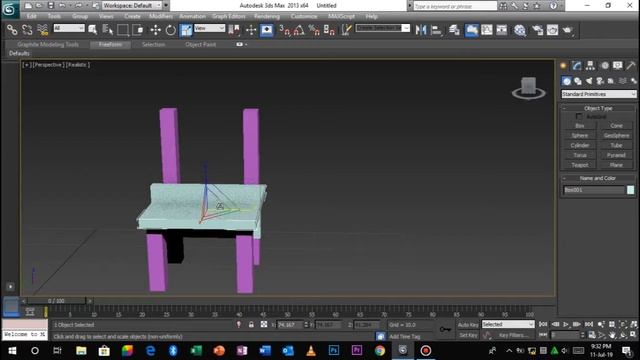 Tutorial | Cara Membuat Kursi Sederhana Menggunakan Autodesk 3DsMax 2013 смотреть онлайн