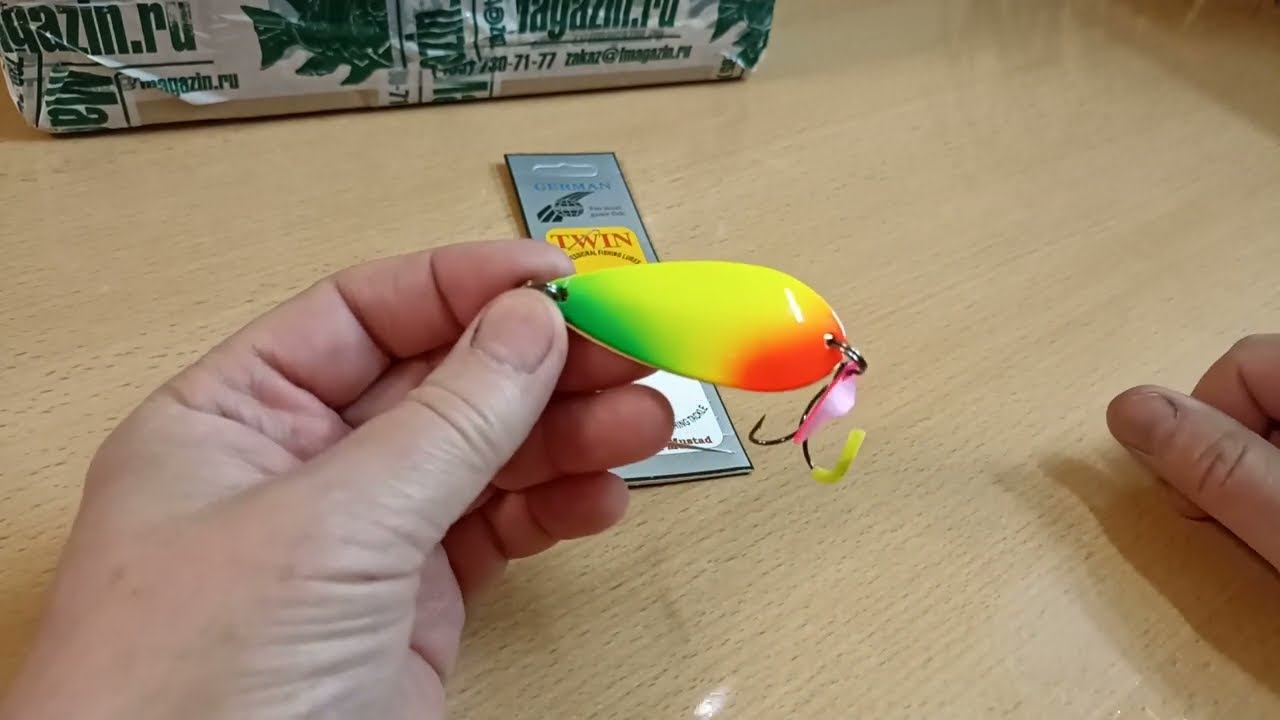 Распаковка посылки с блесной German Limo LIM-23-18