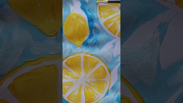 Урок рисования для детей "Лимоны" смотреть онлайн