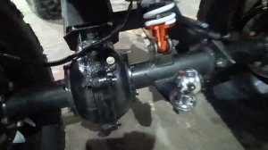 Обзор Yamaha grizzly 250  на кардане.