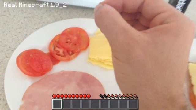 Real Life Minecraft - HAM, CHEESE & TOMATO SANGA!! смотреть онлайн