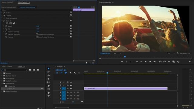 How To Make Quick & Easy 3D Effects In Adobe Premiere Pro CC 2024 Tutorial! смотреть онлайн