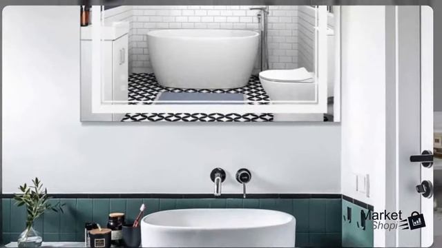 Smart LED Bathroom Mirror - Market Shopi смотреть онлайн