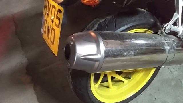 BMW K1200S starting and idling. stock exhaust смотреть онлайн