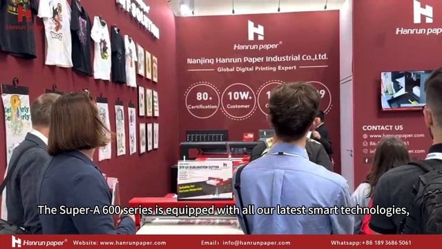 T-shirts Give Away Event At Drupa EXPO 2024 | Hanrun paper expo shows смотреть онлайн