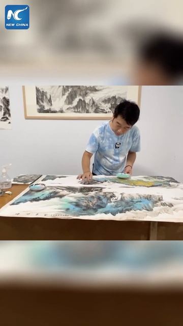 Traditional Chinese paintings created by fingers смотреть онлайн