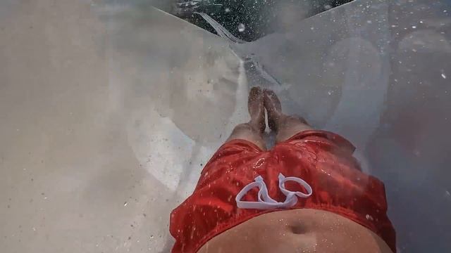 Waterslides At Parque Aquático Cascanéia In Brazil