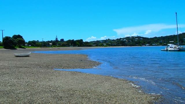 New Zealand, Waiheke Island , *Blackpool Beach*.
