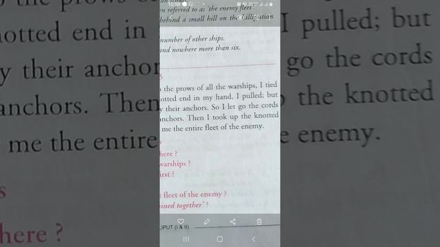 Gulliver in the Lilliput Comprehension of passage no 5  class 9th