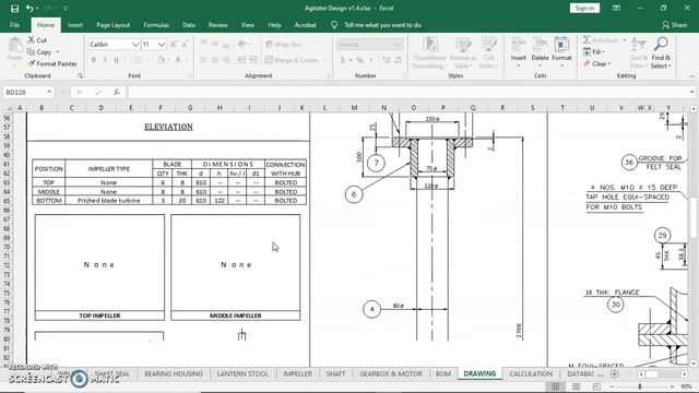 Agitator Design v1.4 | Excel Program смотреть онлайн