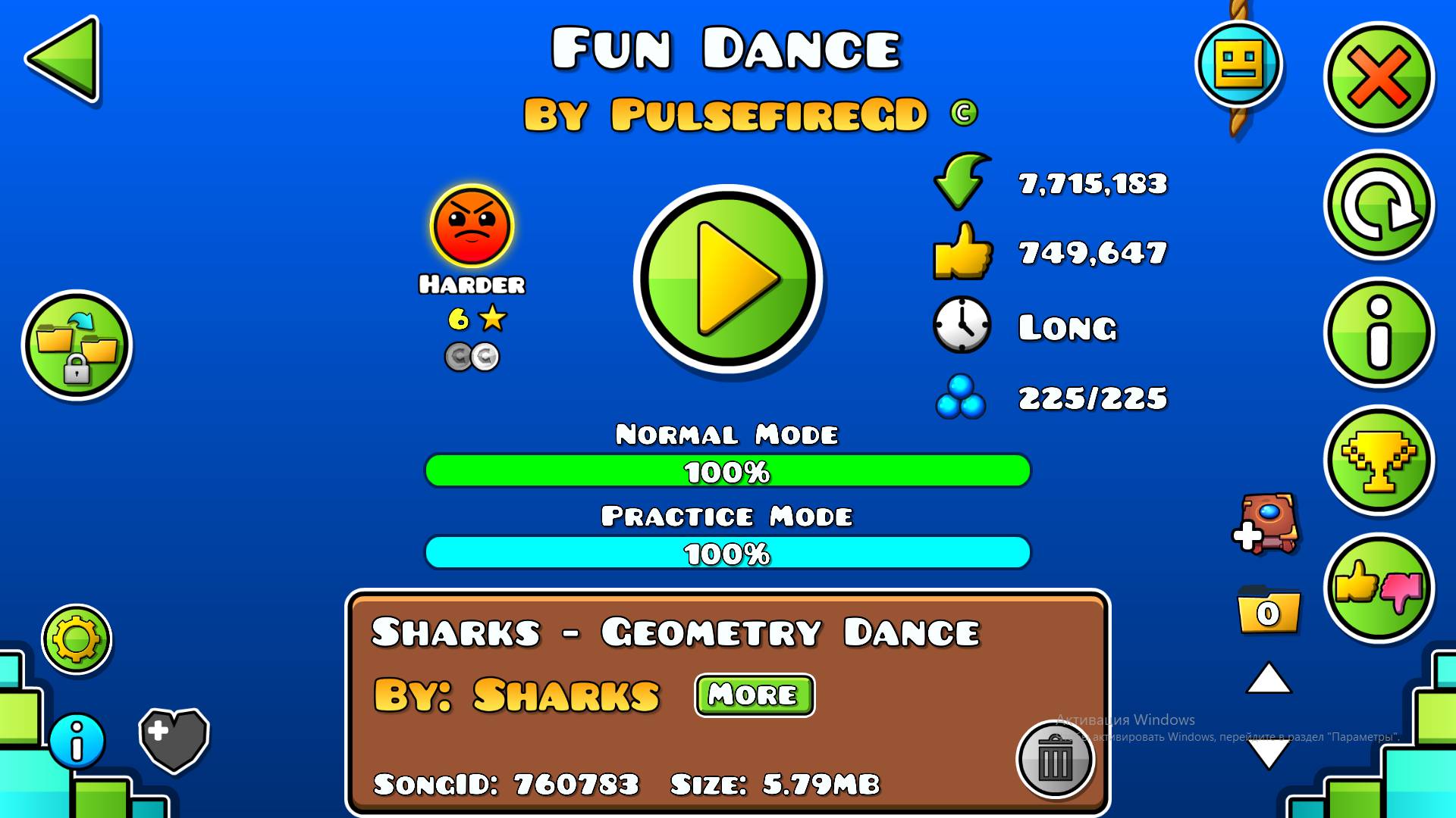 FUN DANCE GEOMETRY DASH смотреть онлайн