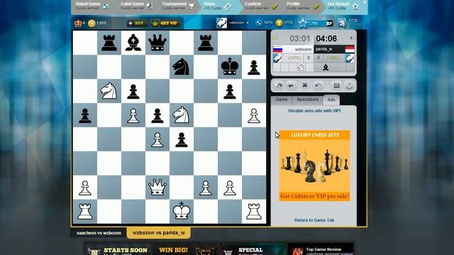 Шахматы - Живой Блиц №35 Французская защита белыми