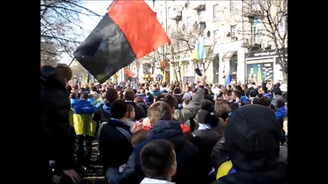 Днепропетровск Футбольные фанаты 5 апреля 2014 смотреть онлайн