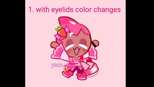 turning sorbet shark cookie to strawberry 🍓 [cookie run kingdom] смотреть онлайн