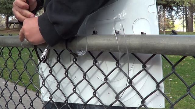 How to mount American flag and sign holder to Chain Link Fence смотреть онлайн