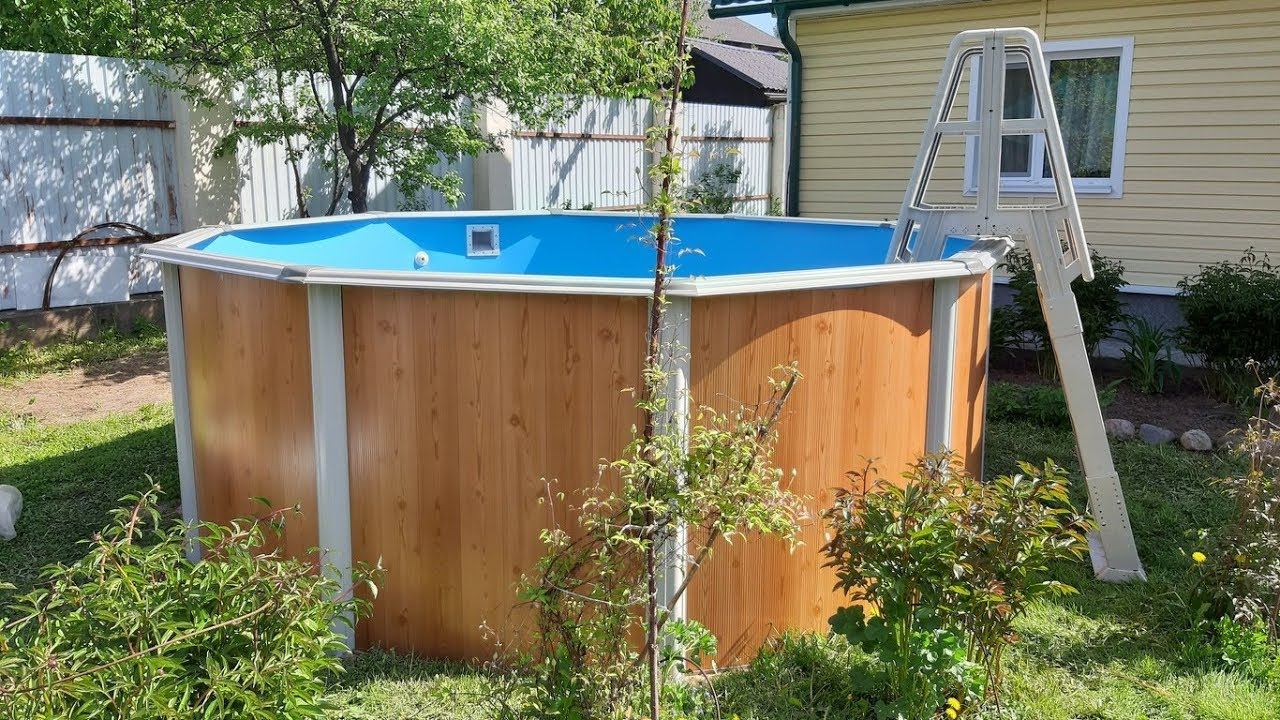 Круглый каркасный бассейн для дачи 3.6 м. Морозоустойчивый бассейн Эсприт-Биг 3.6х1.35 Atlantic Pool смотреть онлайн