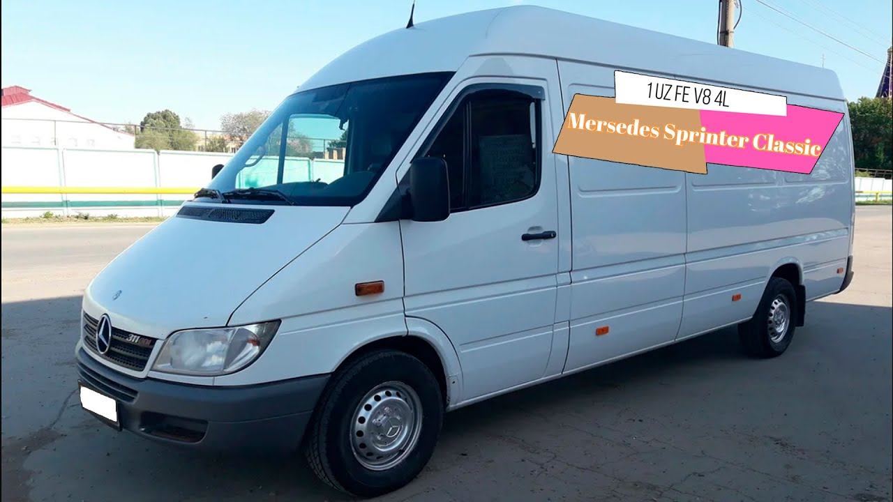 Mersedes Sprinter Classic  с двс 1 UZ FE.  Свап в Омске.