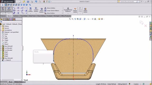 SolidWorks Tutorial | Forklift 12. Seat2 смотреть онлайн