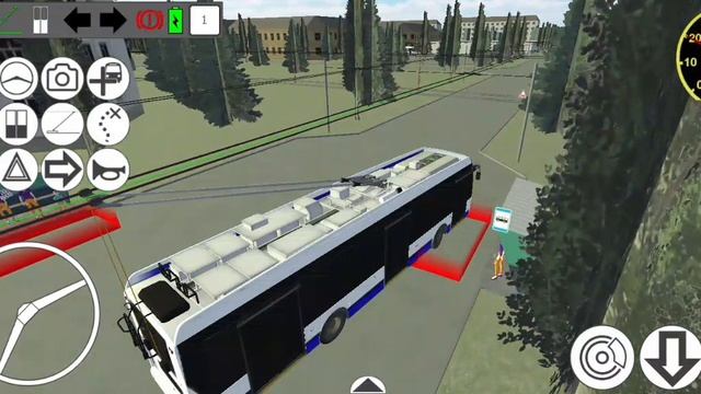 первое видео в Micro Trolleybus Simulator
маршрут 1