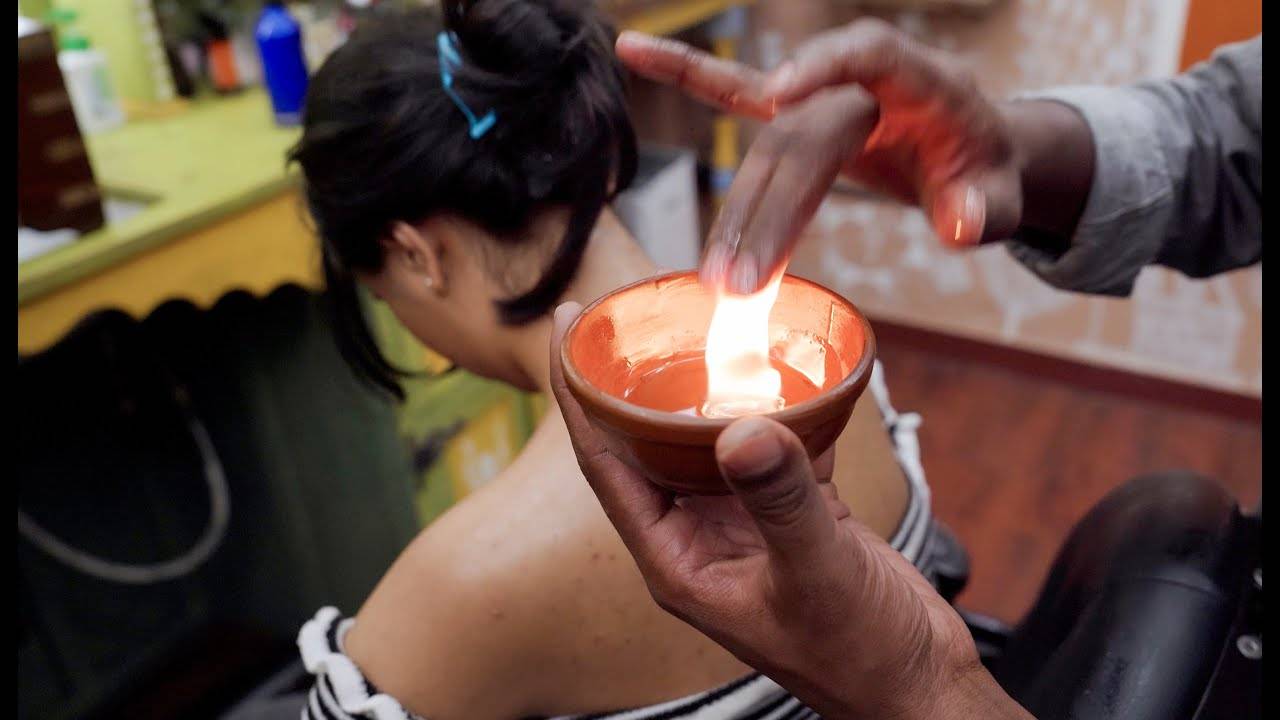 Oddly Satisfying Hot Oil Shoulder Massage ASMR ｜ Indian Massage смотреть онлайн