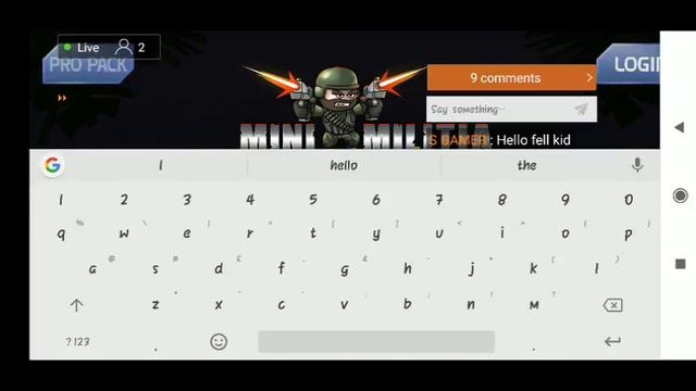 My Mini Militia Live Steam(S GAMER) смотреть онлайн