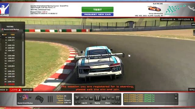 Aquila Racing - A crap lap @ Suzuka on the Audi R8 GT3 смотреть онлайн