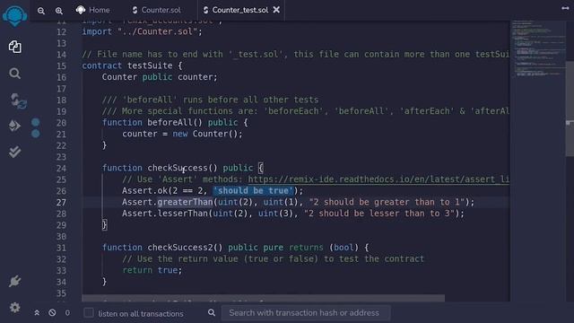 Solidity Unit Testing in Remix смотреть онлайн
