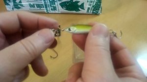 Распаковка посылки с блесной Byron Running Fish 3270