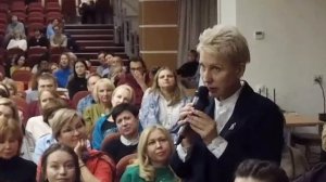 Выступление участницы встречи Марины Началовой