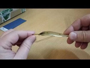 Распаковка посылки с блесной незацепляйкой Колебалка-Питер Шведский Тобик по заказу Fmagazin