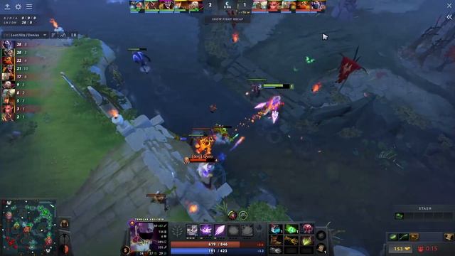 How to lane mid templar assassin (Ori) vs invoker - Dota 2 смотреть онлайн