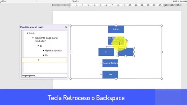 CÓMO CREAR UN DIAGRAMA DE FLUJO CON SmartArt - WORD 2019 смотреть онлайн