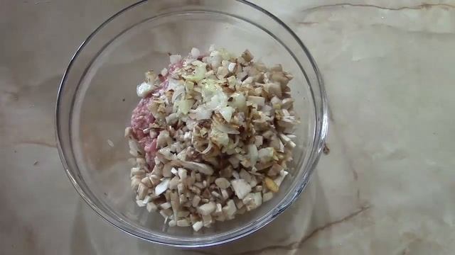 Фаршированные шампиньоны с фаршем
