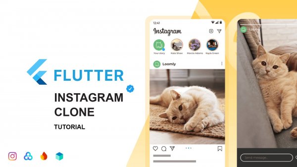 🚀 Flutter Instagram Clone App - Splash & Login Screen UI | Flutter Tutorial 🎯
