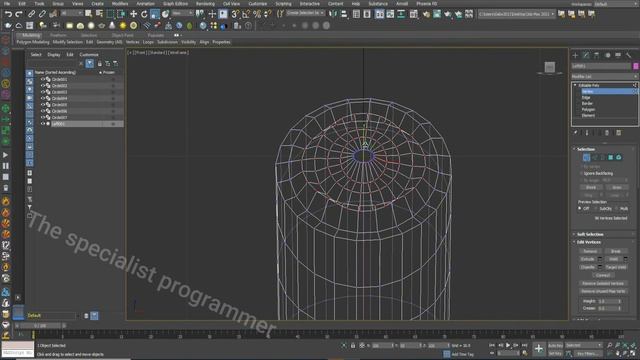 SNAKE modeling in 3ds max tutorial for Beginner no plugin смотреть онлайн