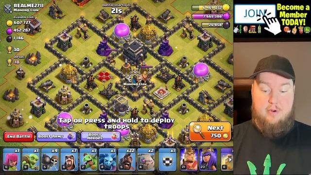 It's Time To Push TH9 to Legends League! - Clash of Clans смотреть онлайн