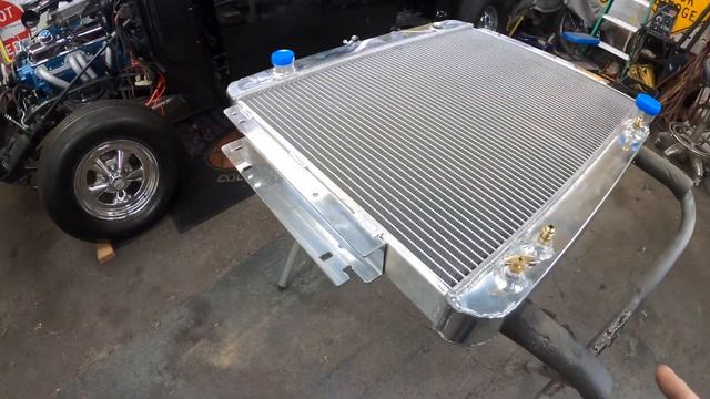 1978 Dodge Warlock NOS core support and Champion aluminum radiator installed d100 d150 muscle truck смотреть онлайн