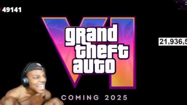 IShowSpeed REACTS To GTA 6 Releasing In 2025. #GTA6 #GTAVI #IShowSpeed