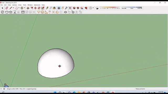 How to make Dome in SketchUp? || Tutorial for Beginners || In Nepali || 3D Plus Design || смотреть онлайн