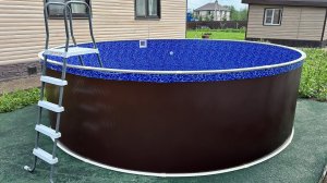 Бассейн Лагуна за 3 Часа с Нагревателем на 220 В - Монтаж своими руками на даче