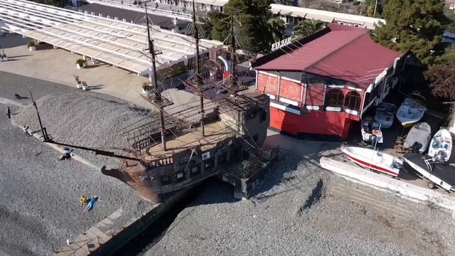 Ресторан Филибустьер Сочи с высоты птичьего полёта смотреть онлайн