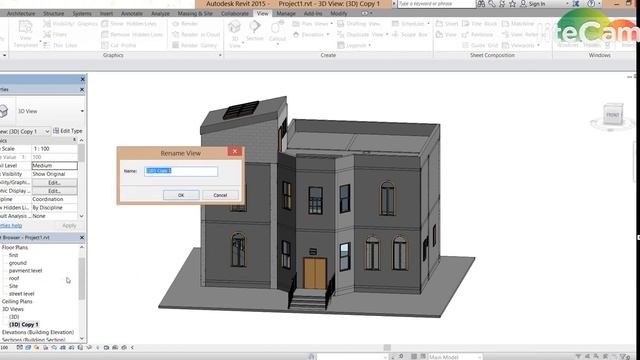 درس عمل قطاع ثلاثي الأبعاد - ريفيت معماري How to create a 3D section Autodesk Revit tutorial смотреть онлайн
