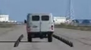 Как тормозит УАЗ буханка