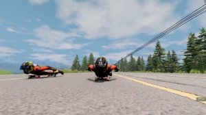 ИГРЫ СО СМЕРТЬЮ! ЗАЕХАЛ ПОД ФУРУ НА СКЕЙТБОРДЕ  | BeamNG.drive