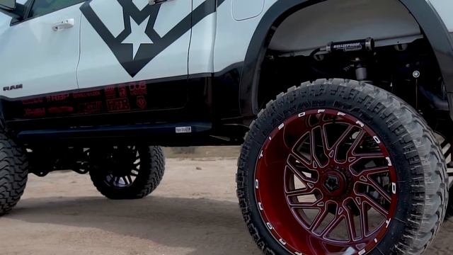 2019 RAM on custom 24x14 Red TIS 544 смотреть онлайн