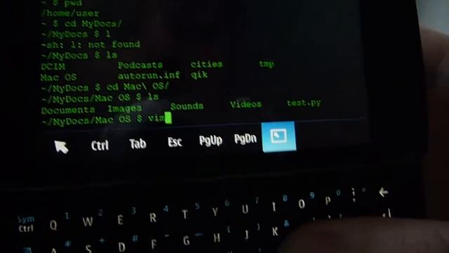 GTK app demo on maemo 5 (Nokia N900) смотреть онлайн